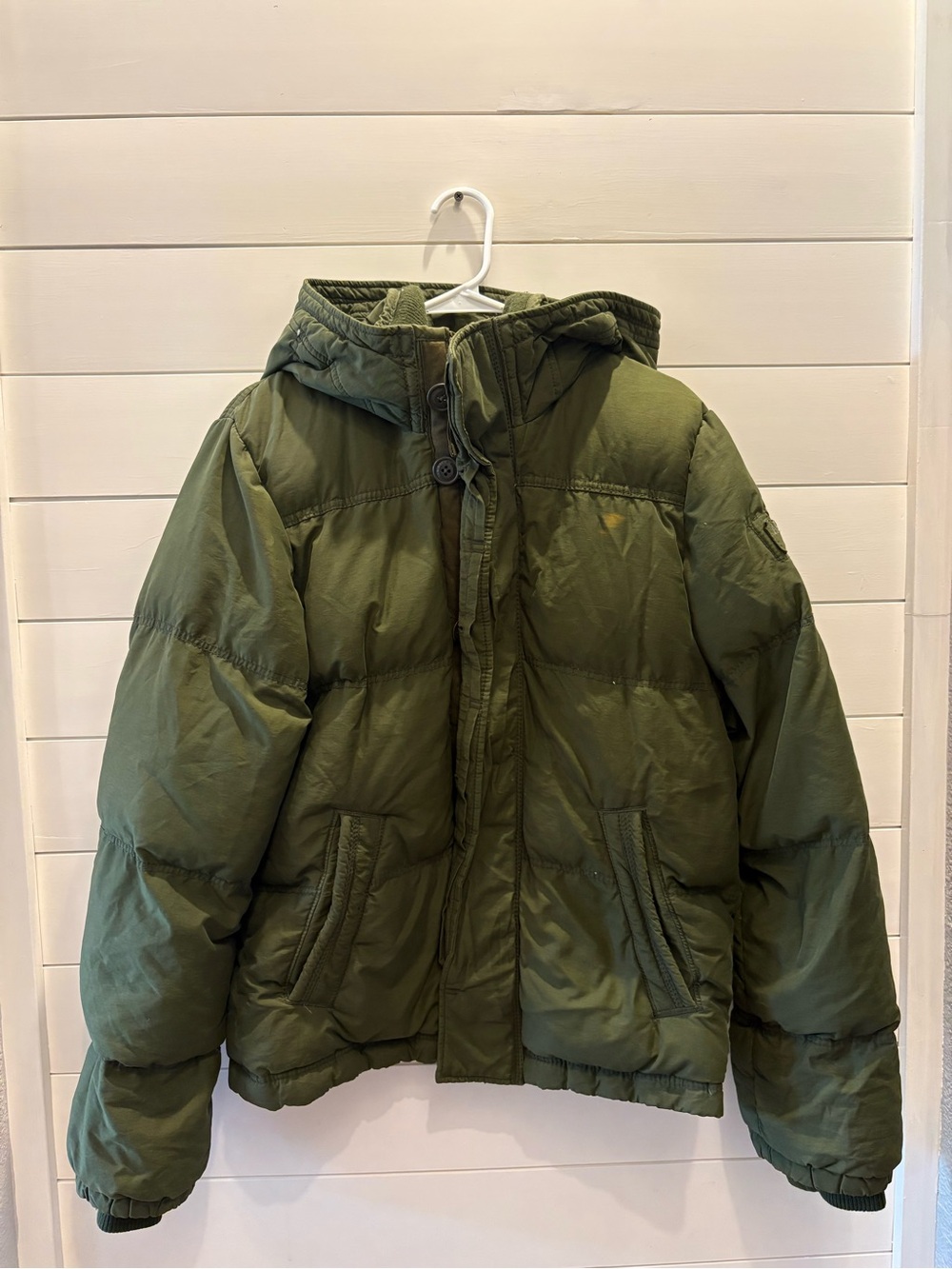 Abercrombie & Fitch Kempshall Jacket Olive Green Utilitarian Vintage Military